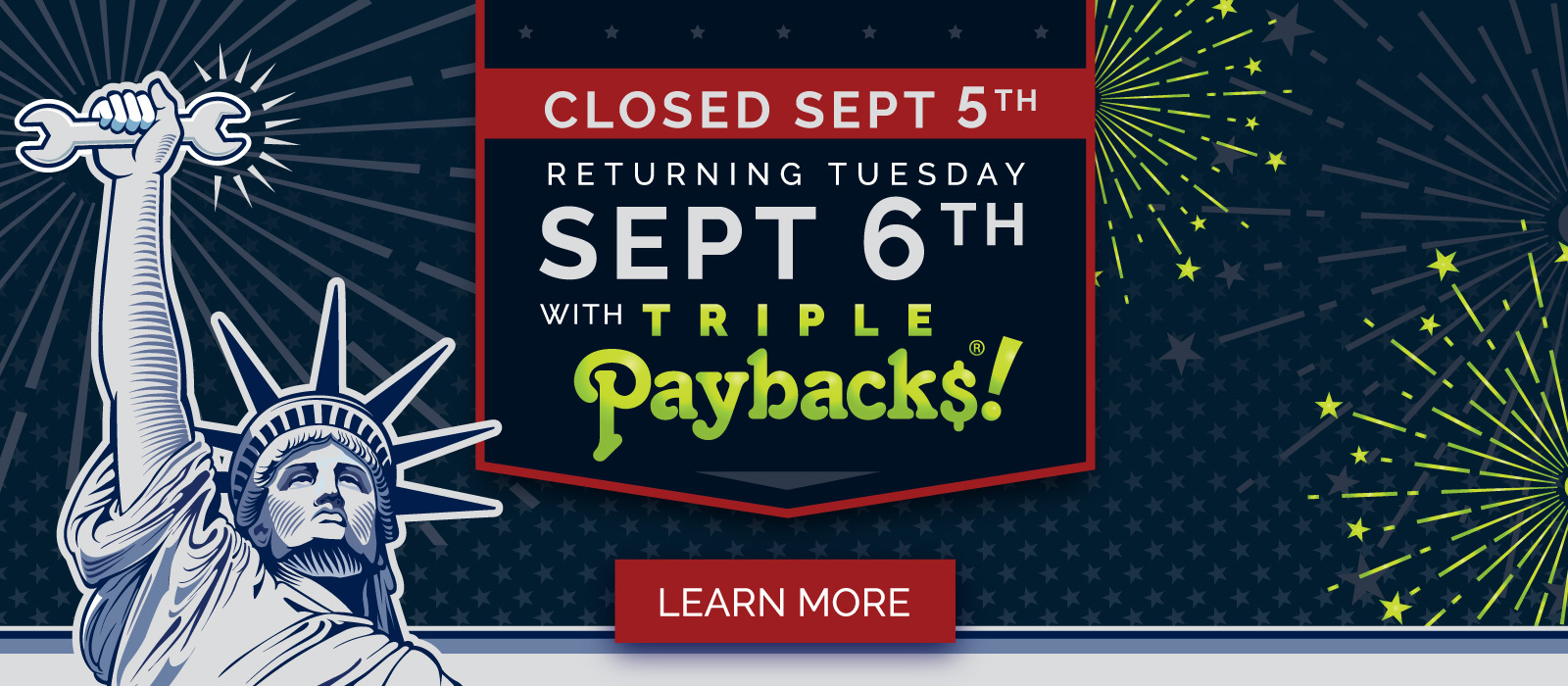 Triple Payback$ September 6th